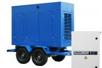 ТСС ЭД-320-Т400-2РПМ9 в погодозащитном кожухе на прицепе с АВР