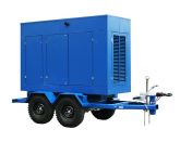 ТСС ЭД-16-Т400-2РПМ11 в погодозащитном кожухе на прицепе с АВР